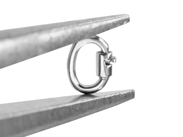 This sterling silver lockable jump ring is just adorable, and actually locks. Add some texture and heart to your most precious creations by adding this unique jump ring. This special jump ring possesses a mighty hold, as it is designed to lock in place and never re-open. It's perfect for attaching to clasps to ensure that your designs stay in place and last a lifetime.