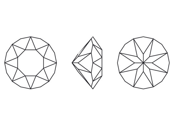 This crystal component features a shape similar to a traditional diamond cut with a crown and cutlet. Indeed, the gemstone-like cut facets, with their complex multi-layering and angles, take crystal one step closer to the diamond. The DeLite effect creates highlighted facets that show the depth and clarity of the crystal, making each facet appear sharp and perfect with intense sparkle. This crystal features a deep and regal blue color with a gleaming beauty.Sold in increments of 12