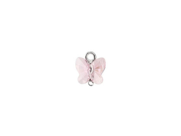 Keep your designs cute with this PRESTIGE Crystal Components charm. This little dangle is part of the PRESTIGE Crystal Components Cutie Cutes line, a charming and playful collection of crystal combinations that will bring a touch of joy to your jewelry designs. Each one tells a story and becomes an emoji all of its own within your projects. It's the perfect way to create meaningful styles. This charm features a lovely butterfly crystal shape. Use the loop at the top of the butterfly to add this charm to your designs.