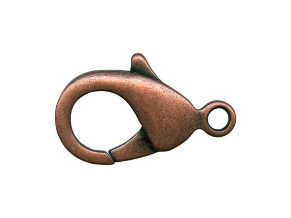 Antiqued Copper Plated Lobster Clasp, 22mm (12 Pieces)