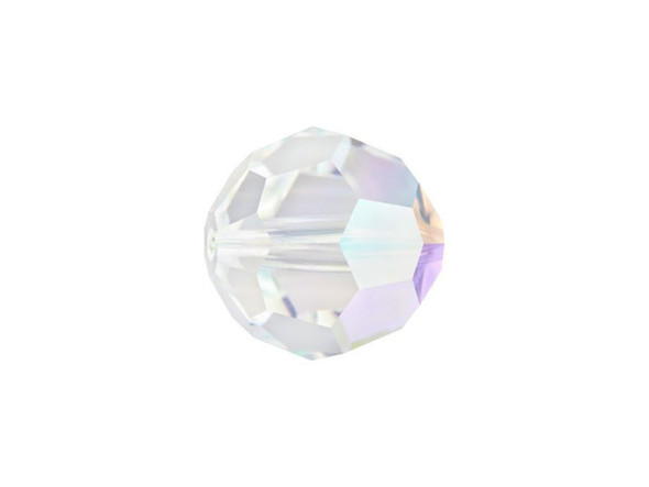 Bring magical style to designs with this PRESTIGE Crystal Components crystal faceted round. Displaying a classic round shape and multiple facets, this bead can be added to any project for a burst of sparkle. The simple yet elegant style makes this bead an excellent supply to have on hand, because you can use it nearly anywhere. This bead is bold in size, so use it in long necklace strands, showcase it in a bracelet, and more. It features clear color with an iridescent finish that adds rainbow tones.Sold in increments of 6