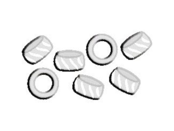 Silver Plated Crimp Beads, 2mm (1/10 ounce)