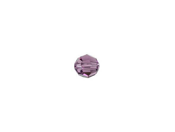 Accent designs with sparkle using this PRESTIGE Crystal Components bead. Displaying a classic round shape and multiple facets, this bead can be added to any project for a burst of sparkle. The simple yet elegant style makes this bead an excellent supply to have on hand, because you can use it nearly anywhere. This crystal features a beautiful shade of purple between Amethyst and Light Amethyst, for a perfectly soft and majestic hue. It's great for floral and spring-inspired designs.Sold in increments of 12