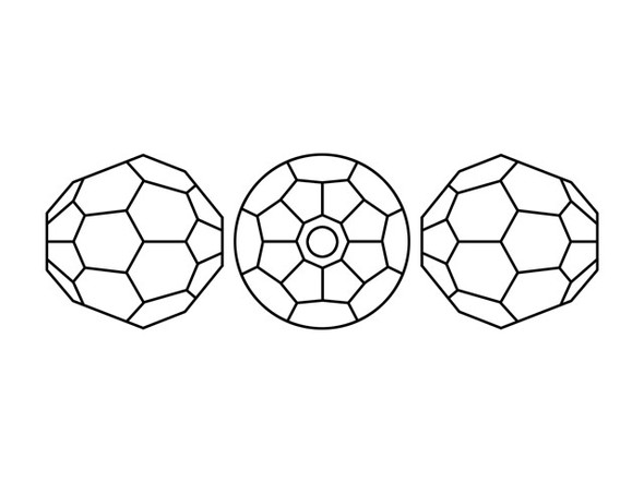 PRESTIGE 5000 4mm Faceted Round Denim Blue (12 Pieces)