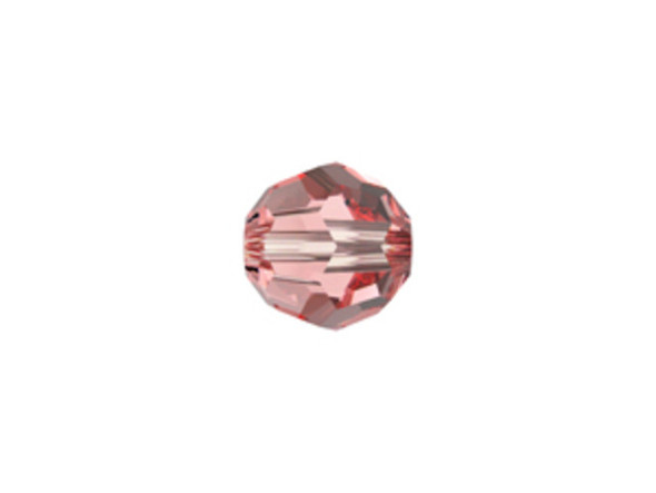 Blend some sweet romance into any look with this PRESTIGE Crystal Components faceted round in Rose Peach. This crystal bead features a faceted surface that sparkles in the light, capturing a sweet pink hue inside each facet. With its rounded shape, this bead is perfect for use in a bracelet, earring or even necklace design. The delightful Rose Peach shade will conjure up the delicate image of a cherry blossom combined with the sweet smell of an English rose, so try it with cream and soft brown components.Sold in increments of 6
