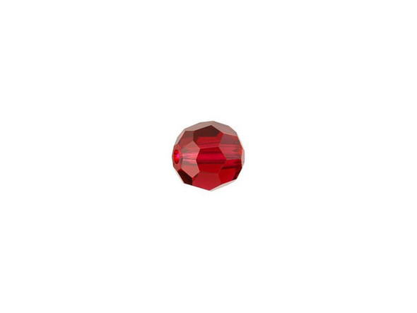 Rich and ravishing red color fills this PRESTIGE Crystal Components round bead. Displaying a classic round shape and multiple facets, this bead can be added to any project for a burst of sparkle. The simple yet elegant style makes this bead an excellent supply to have on hand, because you can use it nearly anywhere. It is small yet versatile in size, so you can incorporate it into all kinds of projects.Sold in increments of 12