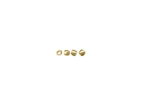 41-256-53-4 Beadalon Gold Plated Crimp Bead, Smooth, Size 3