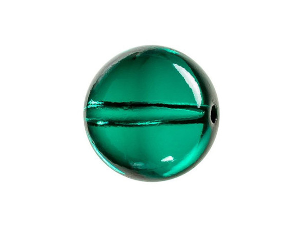 The brilliance of crystal takes on classic style in the PRESTIGE Crystal Components 5028 10mm crystal globe bead in Emerald. This bead features a perfectly round, smooth shape, creating an opulent 3D effect. This sleek yet expressive bead complements all looks with its perfect simplicity. It is a magical orb of crystal that will enhance any design. This bold bead makes the perfect showcase piece for necklaces and bracelets. This bead features a dark green color full of elegance and intensity.Sold in increments of 6