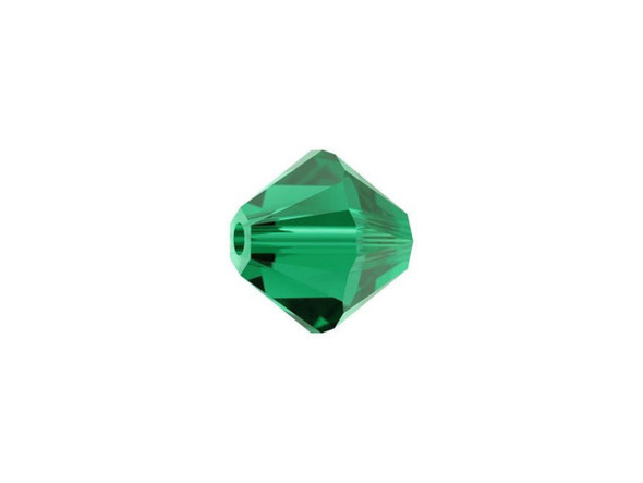 This 8mm PRESTIGE Crystal Components cut Emerald Bicone is the perfect addition to any beading project. This translucent faceted crystal makes a beautiful addition to any piece of jewelry. Use this great bead as an accent, spacer, or simply string a whole strand for a dazzling effect. However you choose to incorporate this crystal Bicone bead into your jewelry designs, you can rest assured you are getting a high-quality product. Use this crystal when you want to look your very best. The innovative cut features alternating large and small facets. This design creates amazing brilliance and is sure to be a fabulous addition to your beaded designs.Sold in increments of 6