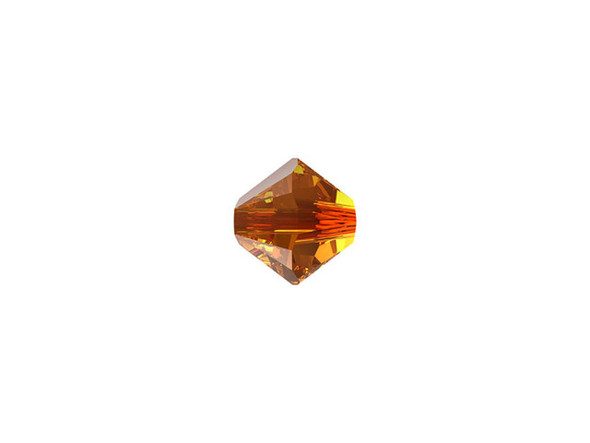 Give your designs an elegant look with this beautiful faceted Bicone in the gorgeous Light Amber color from PRESTIGE Crystal Components. This Bicone crystal features the cut with 12 amazing facets full of sparkle and brilliance. This patented cut is beyond measure and just has to be seen to be truly appreciated. Make your designs pop with this gorgeous 5mm crystal bead today.Sold in increments of 24
