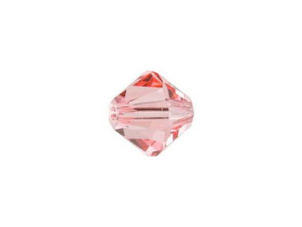 Your ideas are sure to sparkle with this PRESTIGE Crystal Components Bicone in Rose Peach. This crystal bead features a rounded Rhombus shape with alternating facets that catch the light to create magnificent sparkle. The delightful Rose Peach shade will conjure up the delicate image of a cherry blossom combined with the sweet smell of an English rose, so try it with cream and soft brown components.Sold in increments of 12