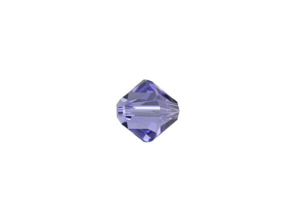 Dazzle everyone by using this PRESTIGE Crystal Components Tanzanite Bicone in your jewelry designs. This PRESTIGE Crystal Components Bicone crystal features the cut, which has 12 facets for added sparkle and brilliance. This patented cut is beyond measure and just has to be seen to be truly appreciated. Make your designs pop with this gorgeous tanzanite crystal bead today.Sold in increments of 12