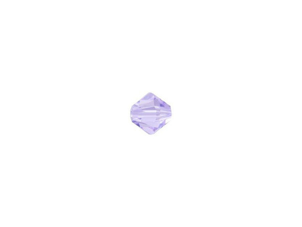 You'll love the brilliant look of this PRESTIGE Crystal Components Bicone in Violet. It displays a pale purple color full of sweetness. This PRESTIGE Crystal Components Bicone crystal features the cut, which has 12 facets for added sparkle and brilliance. This patented cut is beyond measure and just has to be seen to be truly appreciated. Make your designs pop with this 4mm violet crystal bead today. This small Bicone will work great as a spacer in necklaces and bracelets or as a pop of color in earrings.Sold in increments of 24