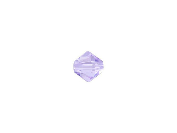 The PRESTIGE Crystal Components 5328 5mm Bicone in Violet is a beautifully subtle addition any jewelry design. Light purple is great for accenting the jet black beads and crystals in your collection. Pair this bead with bright colors and bold shapes for a dramatic look, or stick with a more neutral color pattern for a subtly chic piece. Use it as a focal piece in your earring designs, or string a few together in a necklace for a piece that emphasizes their faceting. The innovative cut features alternating large and small facets.Sold in increments of 24