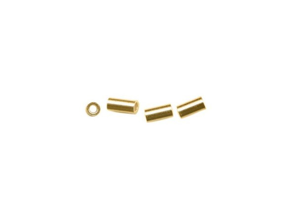 14kt Gold-Filled Crimp Tube, 2x3mm, "Size 2" (120 Pieces))