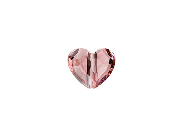 Bring a romantic look to your designs with the PRESTIGE Crystal Components 5741 8mm Love Bead in Blush Rose. This bead features a heart shape with a refined cut and a stringing hole that is drilled from top to bottom. As a universal symbol that speaks to all cultures, hearts never go out of fashion. This bead will lend a romantic touch to every design. Use it to embellish accessories, add it to bridal wear and more. Because it is easy to use, it's effortless to combine this bead with many style directions. This bead is perfect for matching jewelry sets. This crystal features a soft and dusty pink hue full of dreamy style.Sold in increments of 6