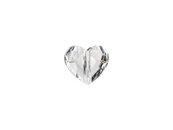 Give your designs a sweet touch with the PRESTIGE Crystal Components 5741 8mm Love Bead in Crystal. This bead features a heart shape with a refined cut and a stringing hole that is drilled from top to bottom. As a universal symbol that speaks to all cultures, hearts never go out of fashion. This bead will lend a romantic touch to every design. Use it to embellish accessories, add it to bridal wear and more. Because it is easy to use, it's effortless to combine this bead with many style directions. This bead is perfect for matching jewelry sets. It features a stunning clear color.Sold in increments of 6