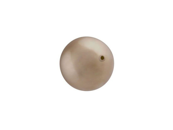 Your designs will stand out with this PRESTIGE Crystal Components crystal pearl. This crystal pearl features a smooth, round surface that will accent any jewelry design with a dash of timeless elegance. Pearls are always classic choices for designs and exude sophistication and luxury. This faux pearl has a crystal core that makes it heavier. Its pearl coating is similar to a natural pearl luster and is consistent in color. This bold pearl features a bronzed gold luster.Sold in increments of 10