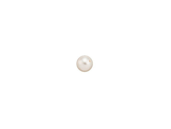 Your designs will stand out with this PRESTIGE Crystal Components crystal pearl. This crystal pearl features a smooth, round surface that will accent any jewelry design with a dash of timeless elegance. Pearls are always classic choices for designs and exude sophistication and luxury. This faux pearl has a crystal core that makes it heavier. Its pearl coating is similar to a natural pearl luster and is consistent in color. This tiny pearl features creamy color with a tinge of blush.Sold in increments of 100