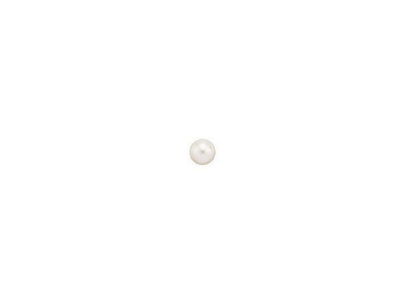 This PRESTIGE Crystal Components crystal pearl features a creamy color with a tinge of blush pink. This crystal pearl features a smooth, round surface that will accent any jewelry design with a dash of timeless elegance. Pearls are always classic choices for designs and exude sophistication and luxury. This pearl bead is tiny in size, so you can use it as a small pop of color in stringing, add it to your bead embroidery and seed bead projects, and more.Sold in increments of 100