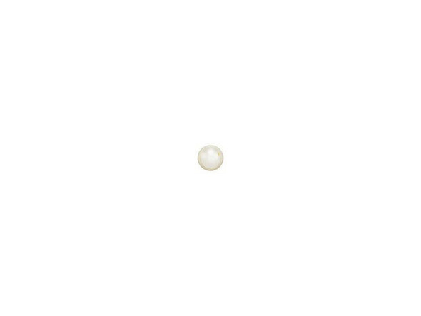 A classic cream color fills this PRESTIGE Crystal Components crystal pearl. This crystal pearl features a smooth, round surface that will accent any jewelry design with a dash of timeless elegance. Pearls are always classic choices for designs and exude sophistication and luxury. This pearl bead is tiny in size, so you can use it as a small pop of color in stringing, add it to your bead embroidery and seed bead projects, and more.Sold in increments of 100