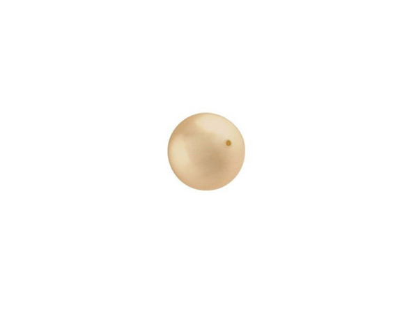 Your designs will stand out with this PRESTIGE Crystal Components crystal pearl. This crystal pearl features a smooth, round surface that will accent any jewelry design with a dash of timeless elegance. Pearls are always classic choices for designs and exude sophistication and luxury. This faux pearl has a crystal core that makes it heavier. Its pearl coating is similar to a natural pearl luster and is consistent in color. This versatile pearl features a regal golden color.Sold in increments of 100