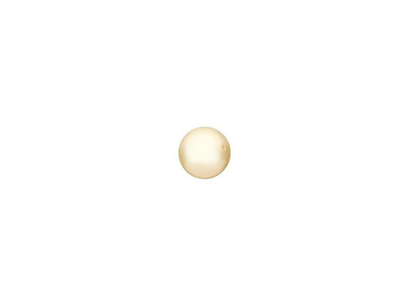 PRESTIGE 5810 4mm Round Crystal Pearl Light Gold (100 Pieces)