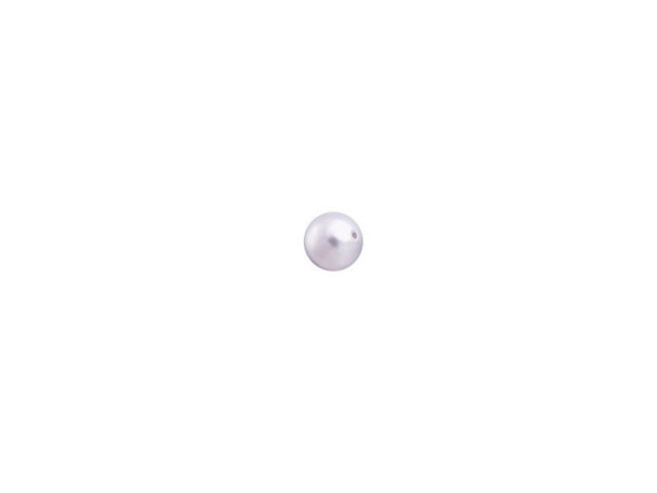 Add shimmering light purple color to your designs with this dainty 3mm pearl from PRESTIGE Crystal Components. With this bead you get the classic look of pearls with a contemporary color. Its small size makes it an excellent spacer bead. This faux pearl has a crystal core that makes it heavier. Its pearl coating is similar to a natural pearl luster and is consistent in color.Sold in increments of 100