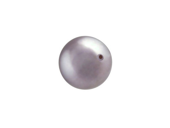 Your designs will stand out with this PRESTIGE Crystal Components crystal pearl. This crystal pearl features a smooth, round surface that will accent any jewelry design with a dash of timeless elegance. Pearls are always classic choices for designs and exude sophistication and luxury. This faux pearl has a crystal core that makes it heavier. Its pearl coating is similar to a natural pearl luster and is consistent in color. This bold pearl features a silvery purple luster.Sold in increments of 10