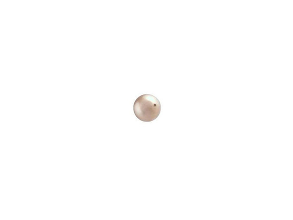 Your designs will stand out with this PRESTIGE Crystal Components crystal pearl. This crystal pearl features a smooth, round surface that will accent any jewelry design with a dash of timeless elegance. Pearls are always classic choices for designs and exude sophistication and luxury. This faux pearl has a crystal core that makes it heavier. Its pearl coating is similar to a natural pearl luster and is consistent in color. This tiny pearl features a golden almond luster.Sold in increments of 100