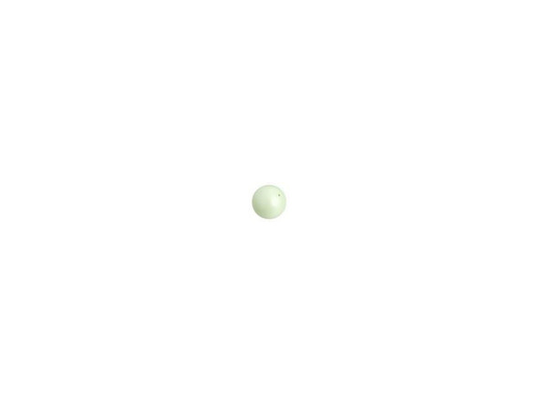 This PRESTIGE Crystal Components pearl features a non-pearlescent pastel green color. This crystal pearl features a smooth, round surface that will accent any jewelry design with a dash of timeless elegance. Pearls are always classic choices for designs and exude sophistication and luxury. This pearl bead is tiny in size, so you can use it as a small pop of color in stringing, add it to your bead embroidery and seed bead projects, and more.Sold in increments of 100