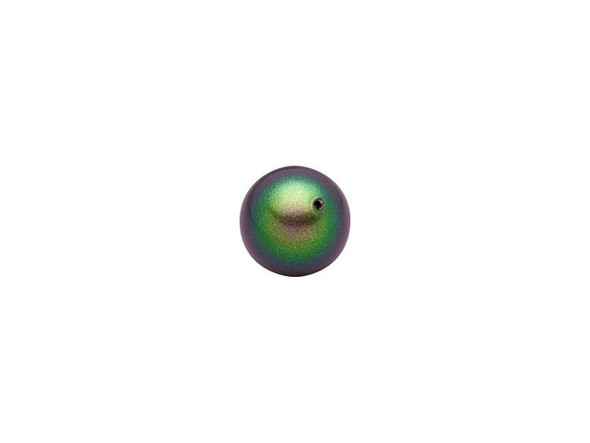 PRESTIGE 5810 6mm Round Crystal Pearl Scarabaeus Green (100 Pieces)