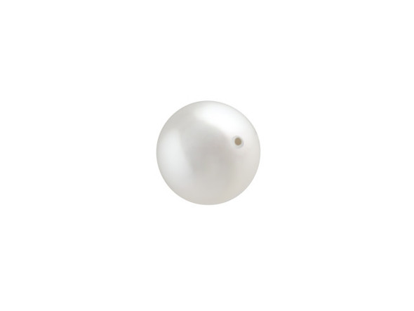 Bring lustrous shine to your jewelry designs with this PRESTIGE Crystal Components crystal pearl. This crystal pearl features a smooth, round surface that will accent any jewelry design with a dash of timeless elegance. Pearls are always classic choices for designs and exude sophistication and luxury. This pearl is the perfect size for matching necklace and bracelet sets. It features a lustrous white color full of elegance.Sold in increments of 50