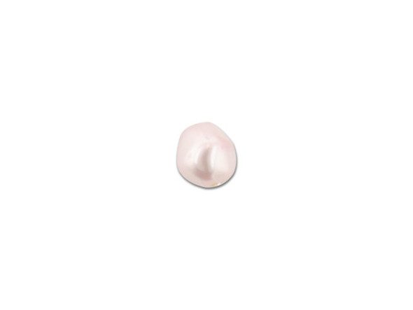Bring unique beauty to your designs with this crystal baroque round pearl from PRESTIGE Crystal Components. This crystal pearl features a round shape punctuated with uneven ridges and valleys giving it an organic feel. Pearls are always classic choices for designs and exude sophistication and luxury. This faux pearl has a crystal core that makes it heavier. Its pearl coating is similar to a natural pearl luster and is consistent in color.Sold in increments of 10