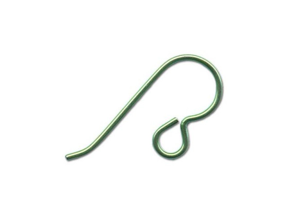 Green Niobium French Hook Earring Wires (pair)