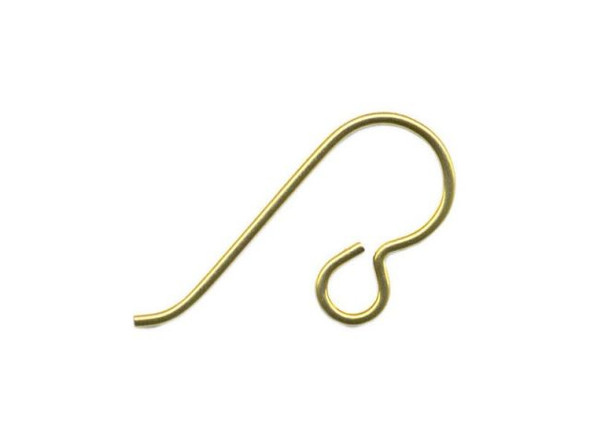 Yellow Niobium French Hook Earring Wires (pair)