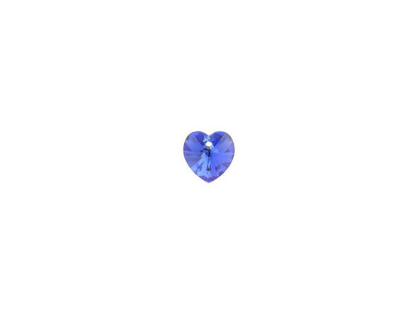 Saturate your jewelry in sparkling blue color with this PRESTIGE Crystal Components heart pendant. This translucent bright blue pendant is coated in an iridescent finish for shifting pastel colors. Heart-shaped jewelry is a timeless choice and this pendant offers a sparkling take on this look. Accent it with white and clear beads to make the color pop.Sold in increments of 6