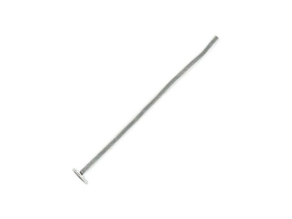 White Plated Head Pin, 7/8", Standard (ounce)