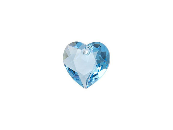 Add a modern and romantic symbol to your style with this PRESTIGE Crystal Components Heart Cut pendant. This pendant will promote a sense of everyday passion in your jewelry projects, making each design enduring and iconic. The beautiful crystal pendant sparkles at every angle. This small pendant can be used in necklaces, bracelets, and even earrings. This crystal features an icy blue sparkle.Sold in increments of 3