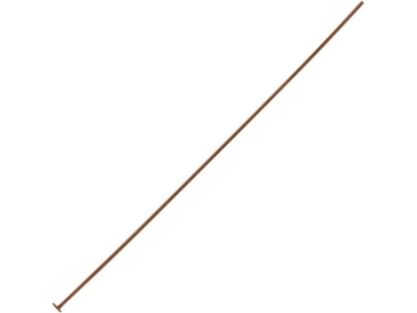Antiqued Copper Plated Head Pin, 3", Standard (ounce)