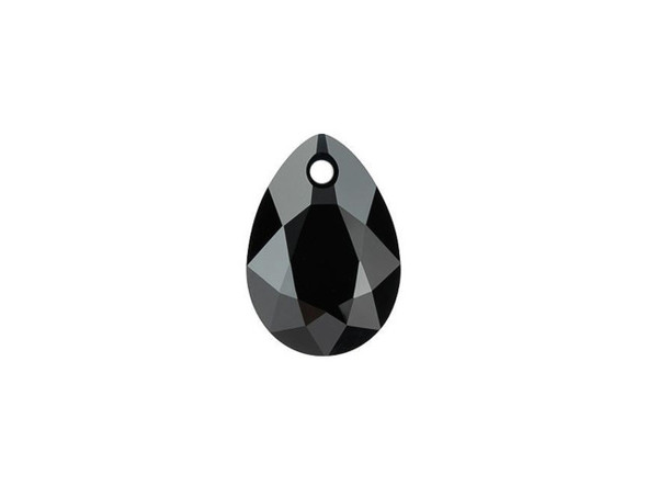 Create sophistication and sparkle in your jewelry designs with this PRESTIGE Crystal Components pear cut pendant. This classic yet contemporary shape will give your projects a standout style with its multilayered, gemstone-inspired cut. This lightweight pendant is sure to make a wonderful showcase in your necklace and earring designs. It features gleaming black color.Sold in increments of 3