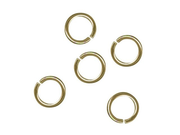 Gold-Filled Jump Ring, Round - 5.5mm, 20.5-gauge (100 Pieces)