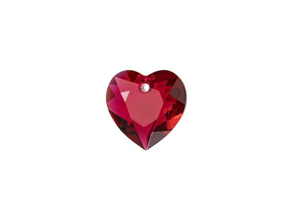 Add a modern and romantic symbol to your style with this PRESTIGE Crystal Components Heart Cut pendant. This pendant will promote a sense of everyday passion in your jewelry projects, making each design enduring and iconic. The beautiful crystal pendant sparkles at every angle. This small pendant can be used in necklaces, bracelets, and even earrings. This crystal features a rich scarlet red color, full of rosy warmth.Sold in increments of 3