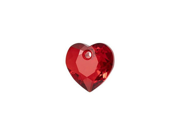 Add a modern and romantic symbol to your style with this PRESTIGE Crystal Components Heart Cut pendant. This pendant will promote a sense of everyday passion in your jewelry projects, making each design enduring and iconic. The beautiful crystal pendant sparkles at every angle. This small pendant can be used in necklaces, bracelets, and even earrings. This crystal features deep red color.Sold in increments of 3