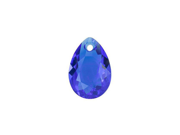 Create sophistication and sparkle in your jewelry designs with this PRESTIGE Crystal Components pear cut pendant. This classic yet contemporary shape will give your projects a standout style with its multilayered, gemstone-inspired cut. This lightweight pendant is sure to make a wonderful showcase in your necklace and earring designs. It features a deep and regal blue color.Sold in increments of 3