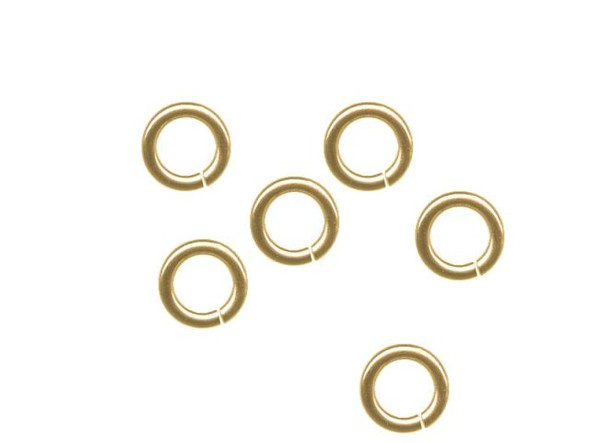 Gold-Filled Jump Ring, Round - 5mm, 19.5-gauge (10 Pieces)