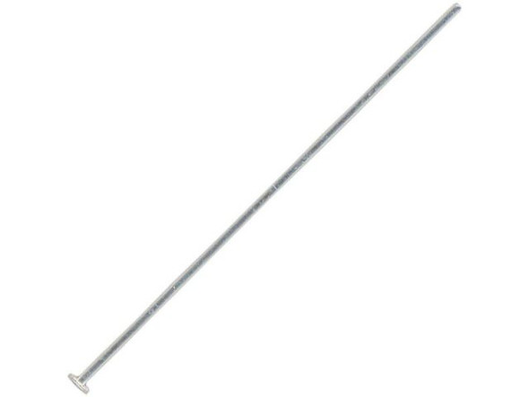 Silver Plated Head Pin, 1-1/2", Thin (ounce)