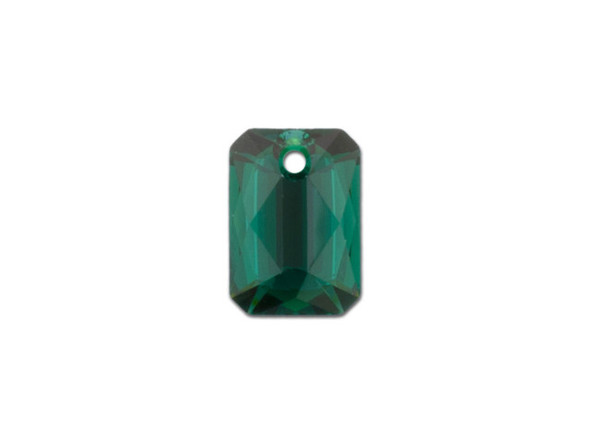 Bring the luxurious style of this PRESTIGE Crystal Components 12mm emerald cut pendant into your designs. This pendant is inspired by the traditional "Emerald" diamond cut, a rectangular shape that stands the test of time. Combining regal style with modern confidence, this pendant will stand out in your jewelry designs. Let it add elegance to your projects. This pendant features a hole with smooth, rounded edges making it easy to add to any design. The Shimmer effect is inspired by the glittering AB finish. It's a soft and elegant effect that radiates multiple shades of a single color. It offers more brilliance, color vibrancy, and light refraction to accentuate every movement of the crystal.Sold in increments of 3
