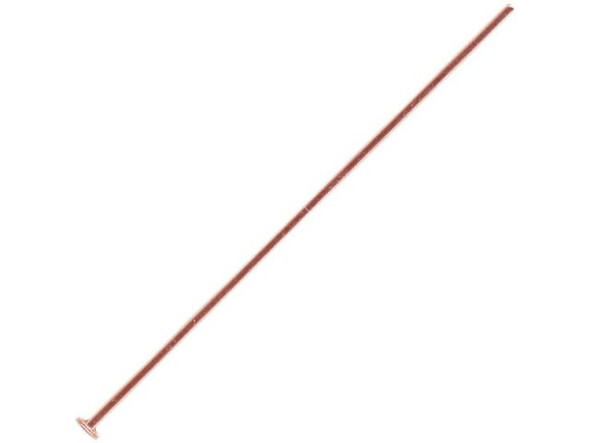 Copper Plated Head Pin, 1-1/2", Thin (Pack)