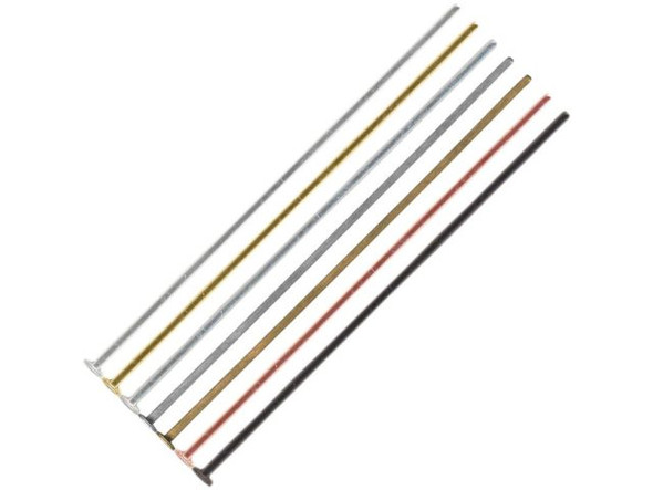 Assorted Color Head Pin, 1-1/2", Thin (ounce)